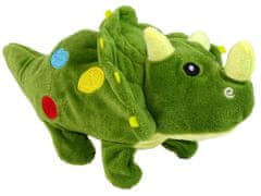 Lean-toys Interaktív zöld dinoszaurusz kabala sétál, mozog, farok hangot ad ki