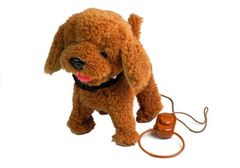 Lean-toys Interaktív kutya Kutya pórázon Barna pudli
