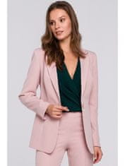makover Női formális kabát Gwenelott K036 sötét rózsaszín XXL