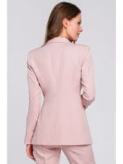 makover Női formális kabát Gwenelott K036 sötét rózsaszín XXL