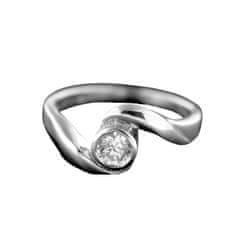 Amiatex Ezüst gyűrű 15413, 54