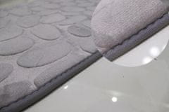 MUVU Három darabos fürdőszobai szőnyeg készlet, szürke kő