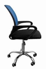 Aga irodai szék MR2076 fekete - kék