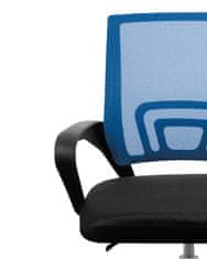 Aga irodai szék MR2076 fekete - kék