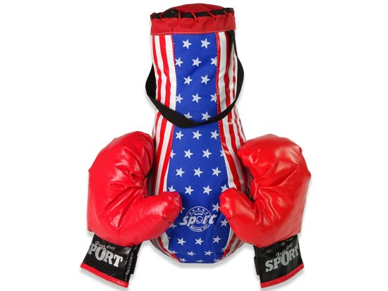 Lean-toys Kis boxer szett táska + kesztyű