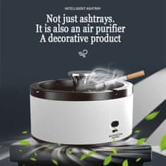 Air purifying ashtray - Légtisztító hamutartó, fekete/fehér