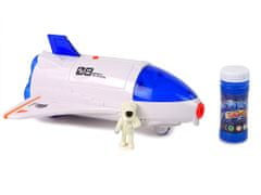 Lean-toys Űrhajós rakéta szappan buborék gép fehér
