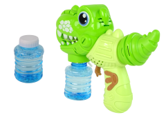 Lean-toys Szappan buborék gép Dinoszaurusz zöld folyadék