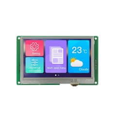 DWIN LCD 4,3" 480x270 rezisztív érintőképernyő DWIN HMI DMG48270C043_05WTR