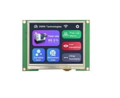 DWIN LCD 3.5" 320x240 rezisztív érintőképernyő DWIN HMI