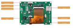 DWIN LCD 3.5" 320x240 rezisztív érintőképernyő DWIN HMI