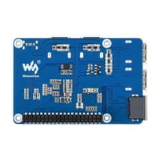 Waveshare HUB bővítő modul 3xUSB 3.2 Gen1 1xETH Gigabit HAT Raspberry Pi számára