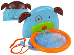 Lean-toys Fürdőjáték Mini kosárlabda kutya kosár gumihal