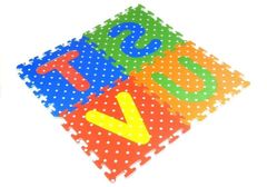 Lean-toys Ábécé és számok színes habszivacs puzzle 36 db