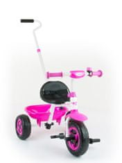 MILLY MALLY Gyerek háromkerekű bicikli Boby TURBO pink