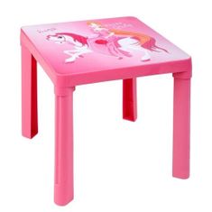 STAR PLUS Gyerek kerti bútor- műanyag asztal rózsaszín