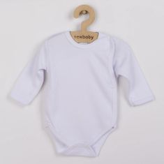 NEW BABY Csecsemő teljes hosszba patentos body Classic fehér 50 Fehér