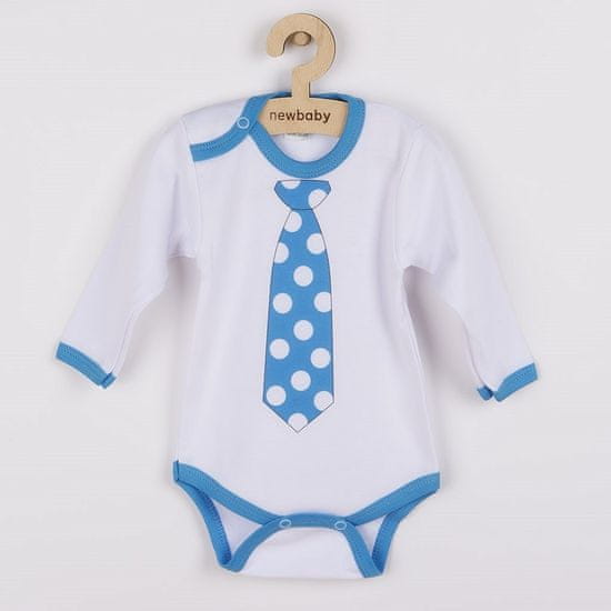 NEW BABY Body nyomtatott mintával türkiz nyakkendővel