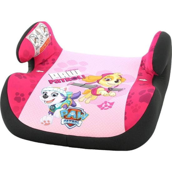 Nania Autós gyerekülés - ülésmagasító Topo Comfort Paw Patrol pink