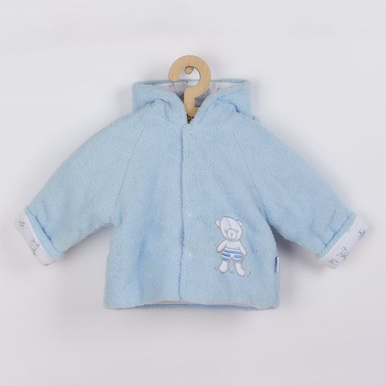 NEW BABY Téli baba kabátka Nice Bear kék
