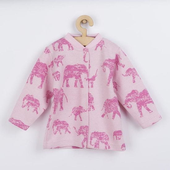 BABY SERVICE Baba kabátka Elefánt rózsaszín