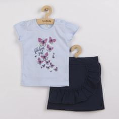NEW BABY Baba póló szoknyával Butterflies kék 80 (9-12 h) Kék