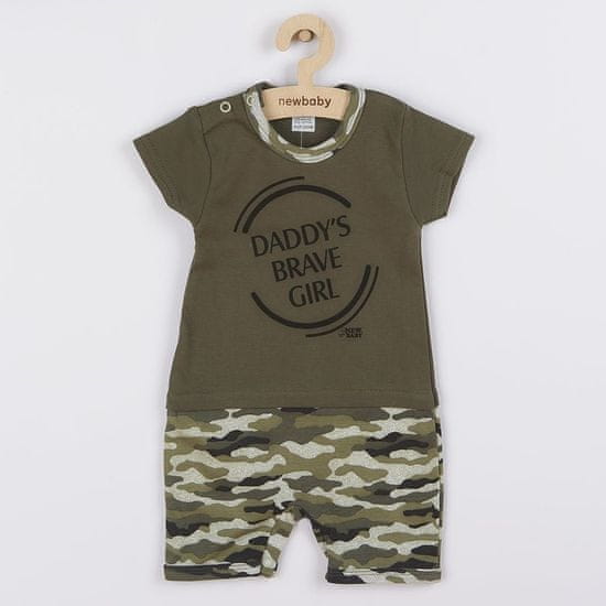 NEW BABY Baba nyári kezeslábas Army girl