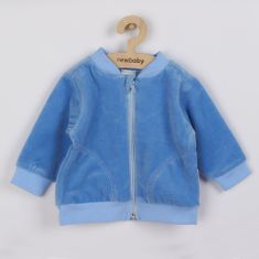 NEW BABY Szemis pulóver szürke Baby kék 74 (6-9 h) Kék
