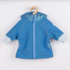 NEW BABY Softshell baba kabát kék 74 (6-9 h) Kék