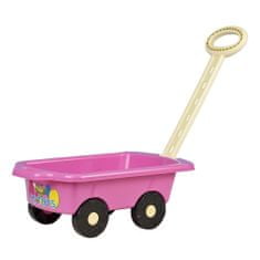 BAYO Gyerek utánfutó Pótkocsi 45 cm rózsaszín
