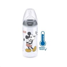 Manuka Health Baba tanuló itatópohár NUK Disney Mickey hőmérséklet jelzővel 300 ml szürke