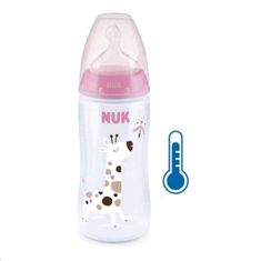 Manuka Health NUK FC+Temperature Control cumisüveg 300 ml BOX-Flow Control szívófej pink