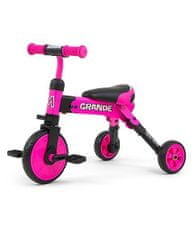 MILLY MALLY Gyerek háromkerekű bicikli Grande pink