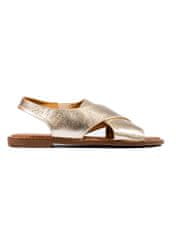 Amiatex Női papucs 100355 + Nőin zokni Gatta Calzino Strech, sárga és arany árnyalat, 36