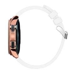 TKG Samsung Galaxy Watch 4 40 / 42 / 44 / 46 okosóra szíj - Tech-Protect Smoothband fehér szilikon szíj (20 mm szíj szélesség)