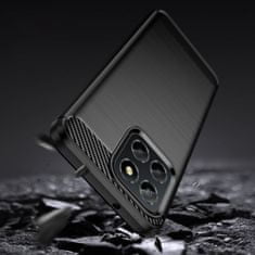 TKG Telefontok Honor X6 - Carbon fekete szilikon tok