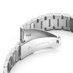 TKG Samsung Galaxy Watch6 / Watch6 Classic okosóra fémszíj - ezüst fémszíj