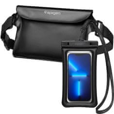 Spigen A621 vízálló mobiltelefon táska, fekete