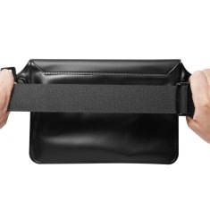Spigen A620 vízálló mobiltelefon táska , fekete