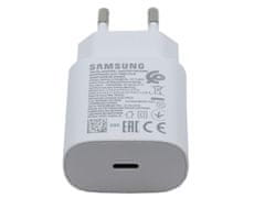 TKG Telefon töltő: Samsung EP-TA800 - TYPE-C fehér hálózati töltőfej, 25W