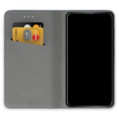 TKG Telefontok Huawei P9 Lite - fekete mágneses átlátszó szilikon keretes könyvtok