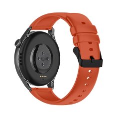 TKG Xiaomi Watch S1 / Watch S1 Active okosóra szíj - Strap One narancssárga szilikon (22 mm)