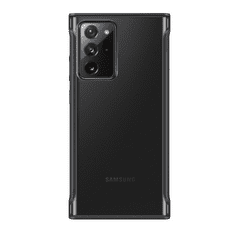 SAMSUNG Galaxy Note 20 Ultra / 20 Ultra 5G SM-N985 / N986, Műanyag hátlap védőtok, Clear Protective, gyári, átlátszó/fekete (RS99054)