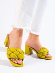 Amiatex Női papucs 100422 + Nőin zokni Gatta Calzino Strech, zöld árnyalat, 38