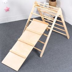 Secutek Montessori gyermek mászóka csúszdával Pikler Triangle