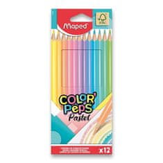 Maped Crayons háromszögletű Color´ Peps pasztell 12 db