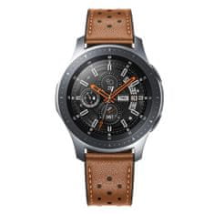 TKG Huawei Watch 3 / Watch 3 Pro okosóra szíj - TECH-PROTECT Leather barna bőr szíj (22 mm szíj szélesség)