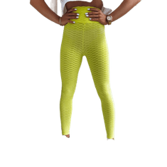 Dstreet Női leggings HEALTHKICK sárga uy1474 S