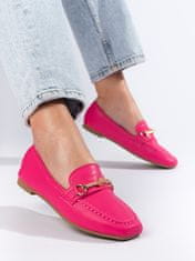 Amiatex Női mokaszin 100475 + Nőin zokni Gatta Calzino Strech, rózsaszín árnyalat, 37