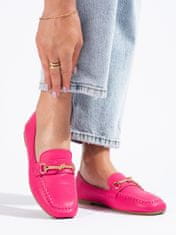 Amiatex Női mokaszin 100475 + Nőin zokni Gatta Calzino Strech, rózsaszín árnyalat, 39